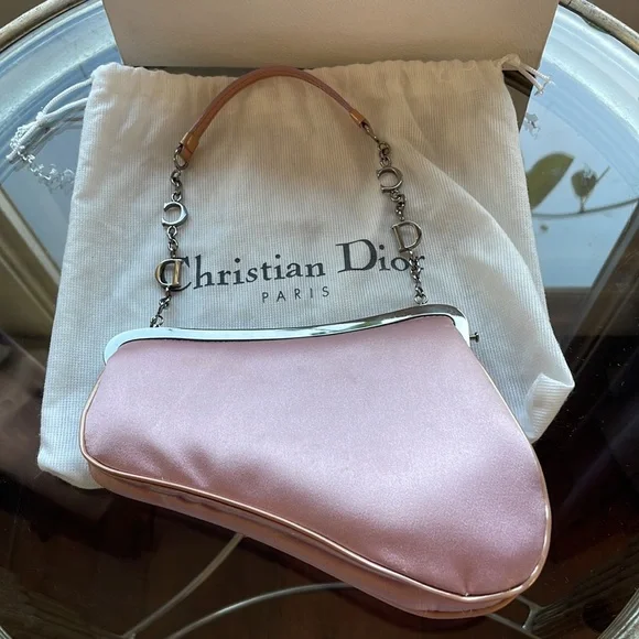 Christian Dior silk mini saddle bag - Picture 7 of 17